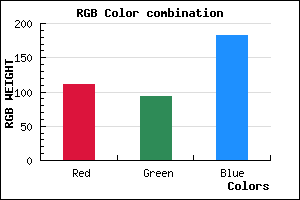 rgb background color #6F5EB7 mixer