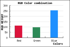 rgb background color #6F61FF mixer