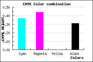 #6F63B1 color CMYK mixer