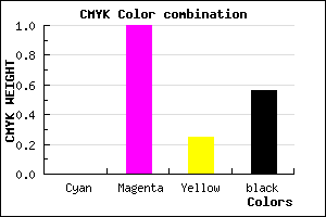 #700054 color CMYK mixer