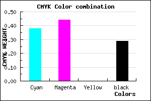 #7065B4 color CMYK mixer