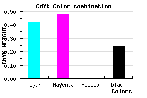 #7065C2 color CMYK mixer