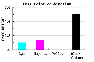 #706C7C color CMYK mixer