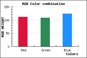 rgb background color #706C7C mixer