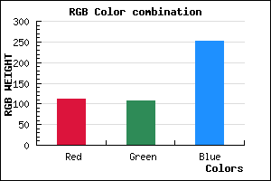 rgb background color #706CFC mixer