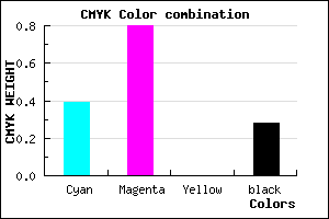 #7025B7 color CMYK mixer