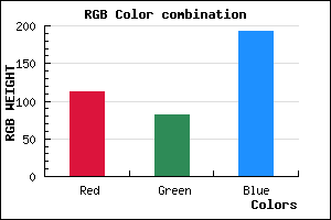rgb background color #7052C0 mixer