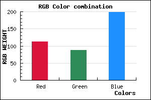 rgb background color #7057C7 mixer