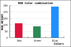 rgb background color #7058F0 mixer