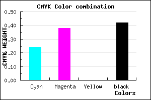 #705C94 color CMYK mixer