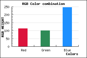 rgb background color #7165F7 mixer