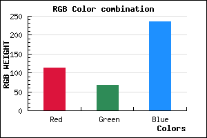 rgb background color #7143EB mixer