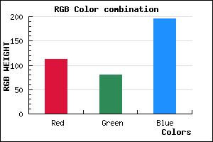 rgb background color #7151C3 mixer
