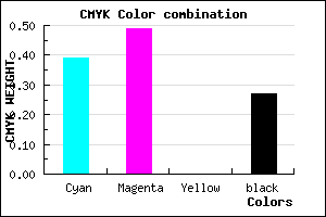 #715FB9 color CMYK mixer