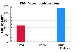 rgb background color #7200EB mixer