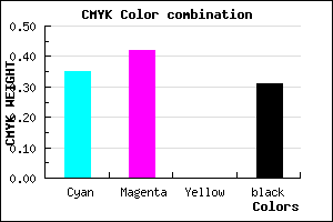 #7265AF color CMYK mixer