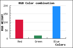 rgb background color #7212C3 mixer