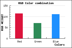 rgb background color #72466F mixer