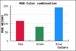 rgb background color #7250BF mixer