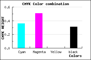 #7257B1 color CMYK mixer