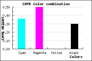 #7259B3 color CMYK mixer