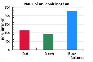 rgb background color #725BE3 mixer