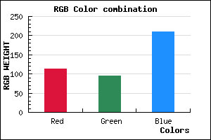 rgb background color #725ED2 mixer