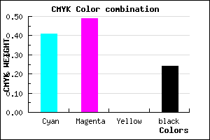 #7262C2 color CMYK mixer