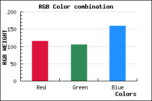 rgb background color #73699F mixer