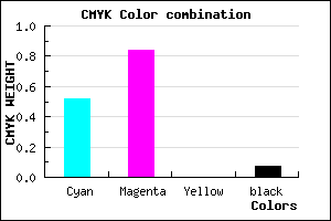 #7326EE color CMYK mixer