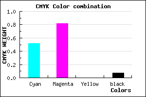 #732BEE color CMYK mixer