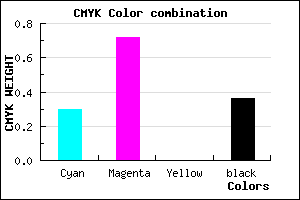 #732EA4 color CMYK mixer