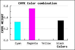 #734CA8 color CMYK mixer