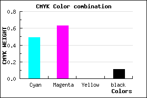 #7354E2 color CMYK mixer