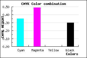 #735AB2 color CMYK mixer