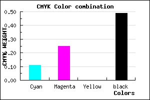 #736181 color CMYK mixer