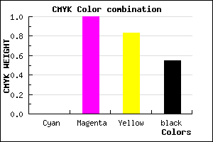 #740014 color CMYK mixer