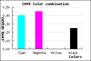 #746AC0 color CMYK mixer
