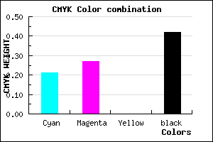 #746C93 color CMYK mixer