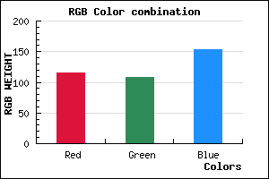 rgb background color #746C99 mixer