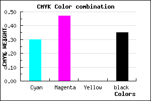 #7457A5 color CMYK mixer