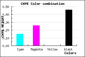 #75668A color CMYK mixer