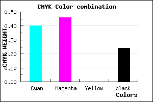 #7568C2 color CMYK mixer