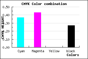 #756ABA color CMYK mixer