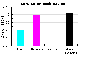#755A93 color CMYK mixer