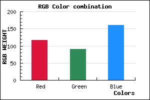 rgb background color #755AA0 mixer