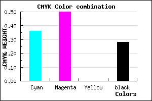 #755CB8 color CMYK mixer