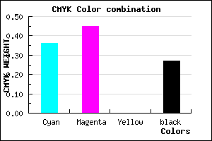 #7665B9 color CMYK mixer