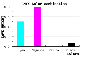 #762FEE color CMYK mixer