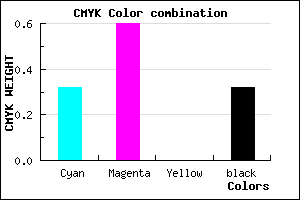 #7646AE color CMYK mixer